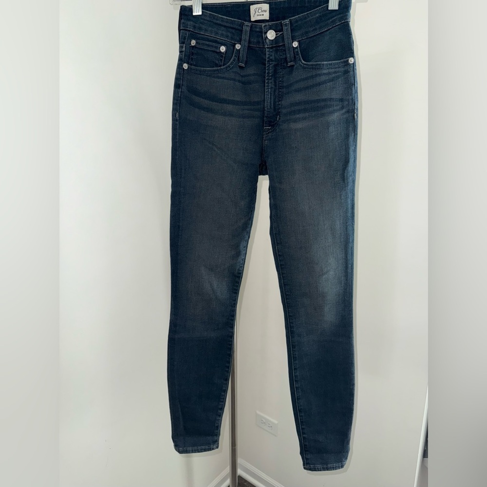 J.Crew Curvy Toothpick Jeans | Size 24 | Dark Wash Stretch Denim